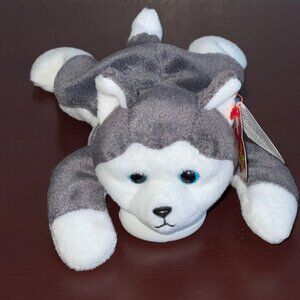 Ty Beanie Baby Nanook Husky 1996 PVC Pellets Retired w/Tag Style 4104